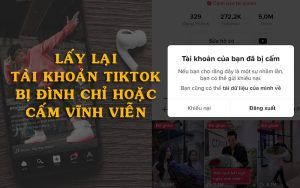 hướng dẫn lấy lại tài khoản TikTok bị cấm vĩnh viễn